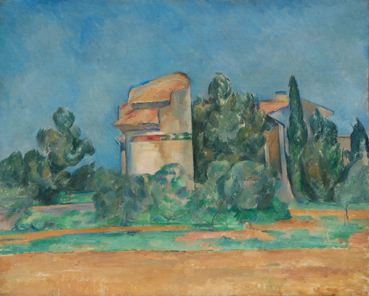 La torre dei piccioni a Bellevue da Paul Cézanne