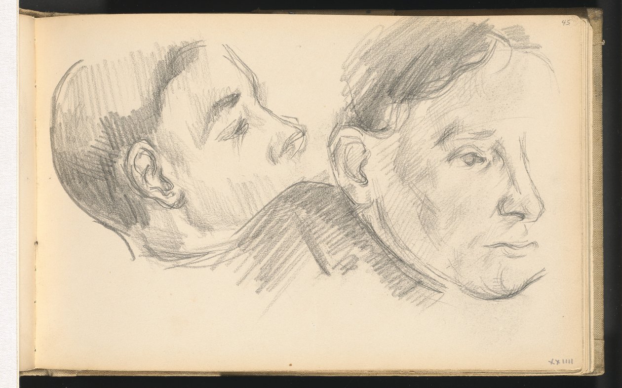 Due teste da Paul Cézanne