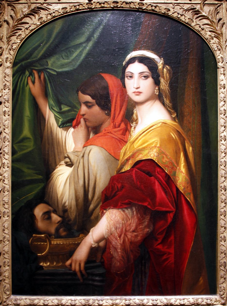 Erodiade con la testa di San Giovanni Battista - Paul Delaroche da Paul Delaroche