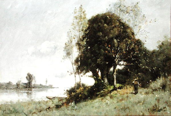 Isola sulla Loira da Paul Desire Trouillebert