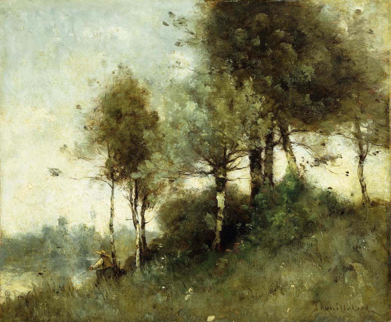 Il pescatore da Paul Desire Trouillebert