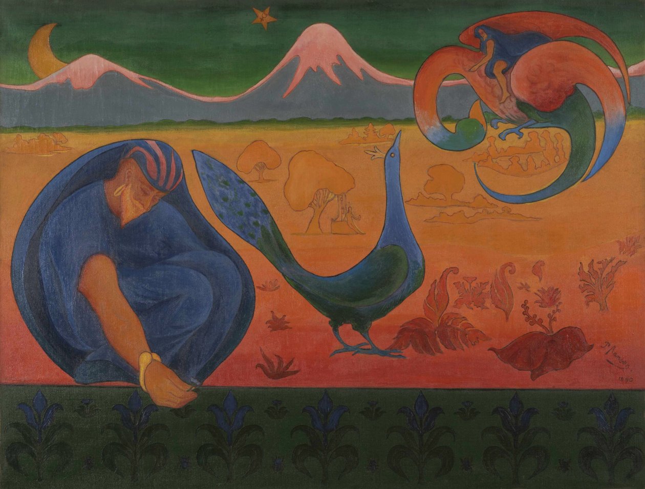 Le Paysage nabique, 1890 da Paul Elie Ranson