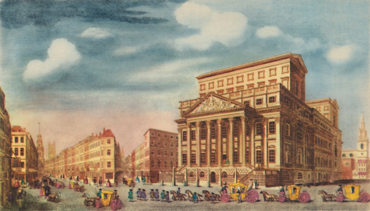 La Mansion House del Lord Mayor da Paul Fourdrinier