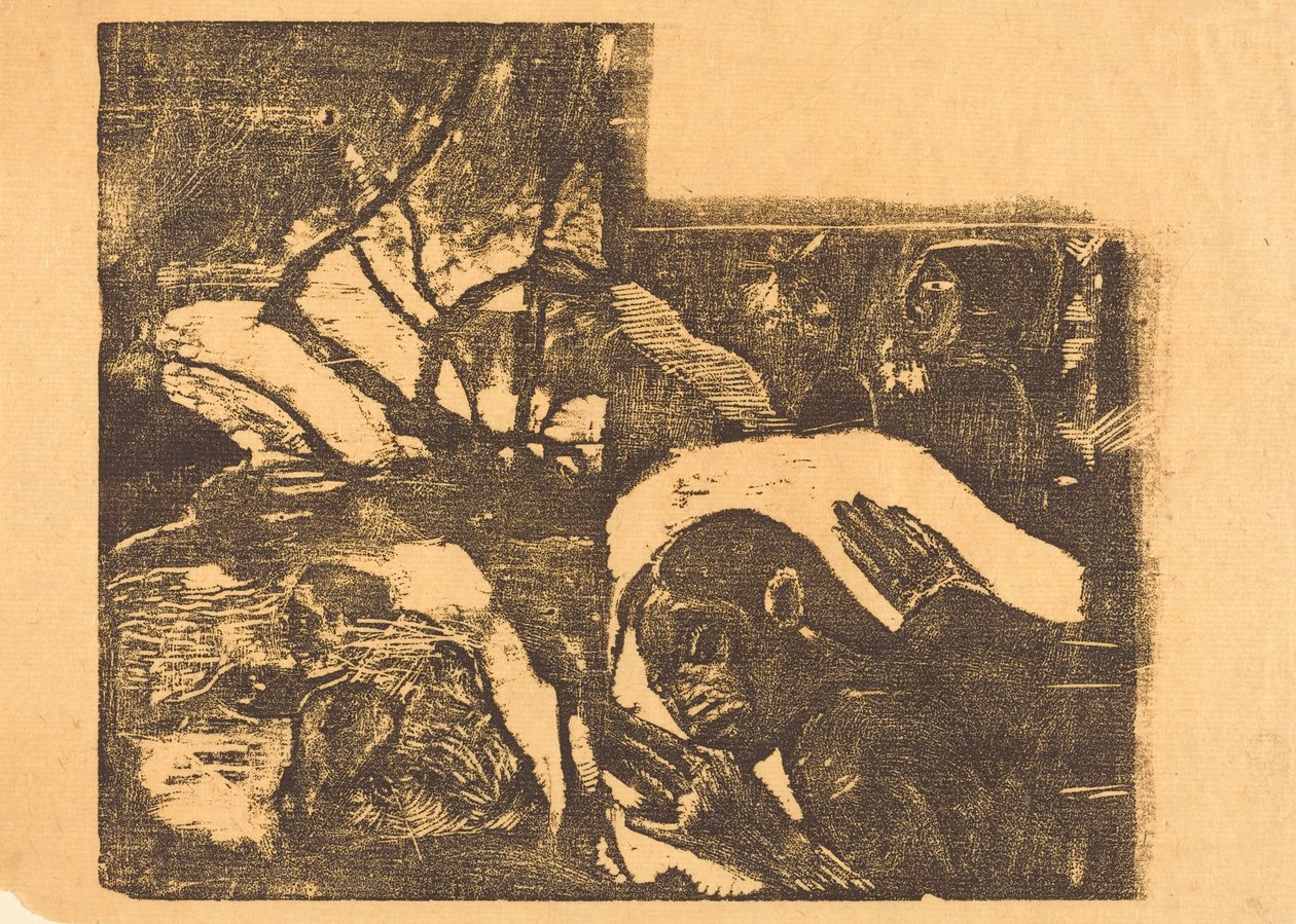 Eine Maori-Frau im Wald; Manao Tupapau (Sie wird von einem Geist heimgesucht) da Paul Gauguin