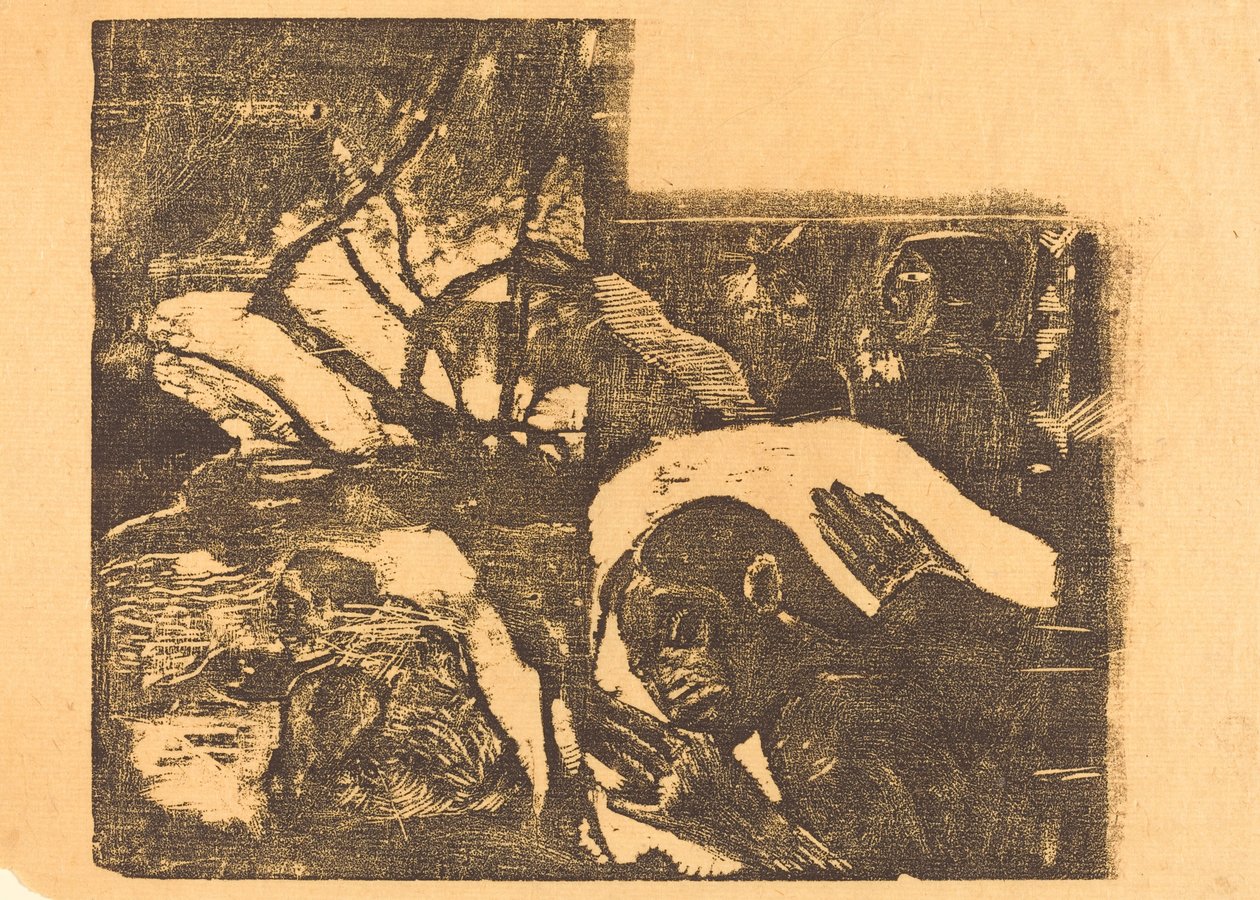 Una donna Maori in una foresta, Manao Tupapau è perseguitata da uno spirito da Paul Gauguin