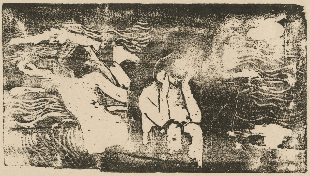 Alle rocce nere, in o dopo il 1895 da Paul Gauguin