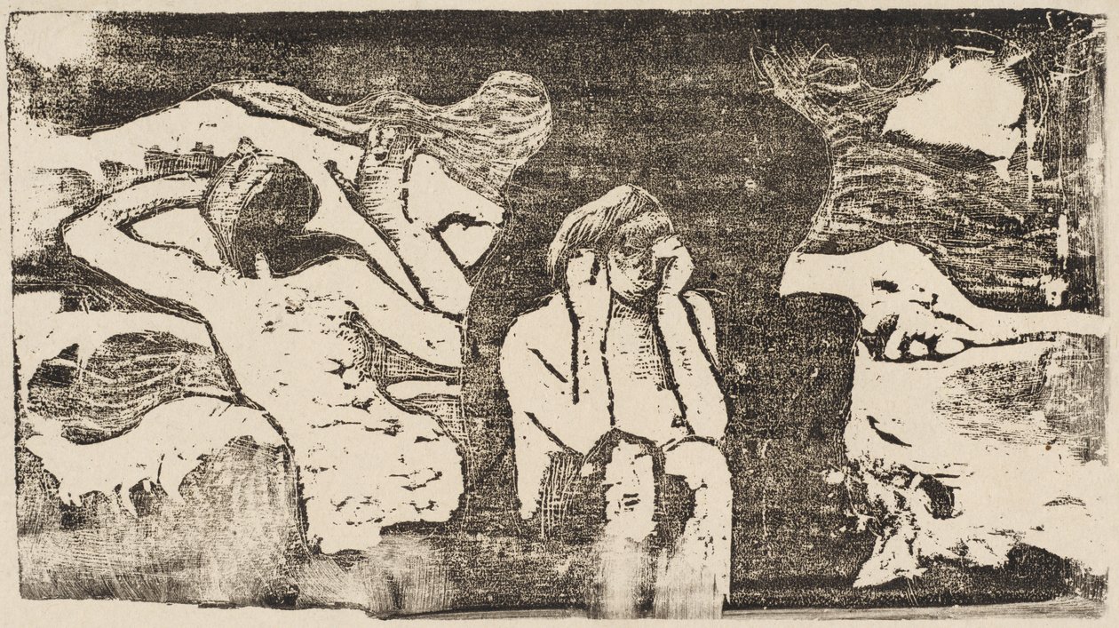 Alle rocce nere, in o dopo 1895 da Paul Gauguin