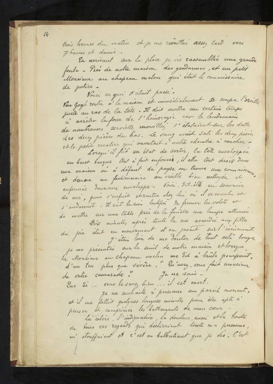 Descrizione del soggiorno di Gauguin con Vincent van Gogh ad Arles (P. 14) da Paul Gauguin