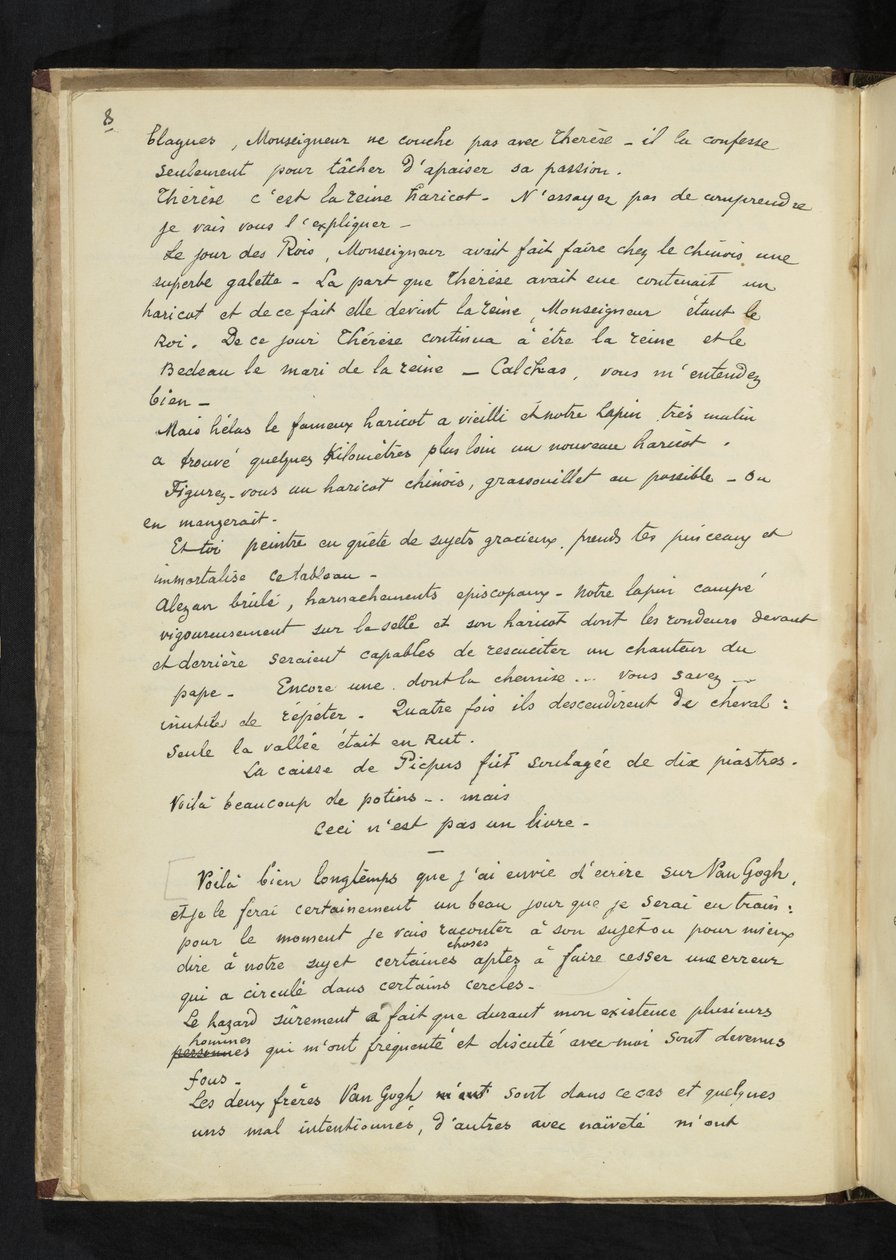 Avant et après - Descrizione del soggiorno di Gauguin con Vincent van Gogh ad Arles (P. 8) da Paul Gauguin