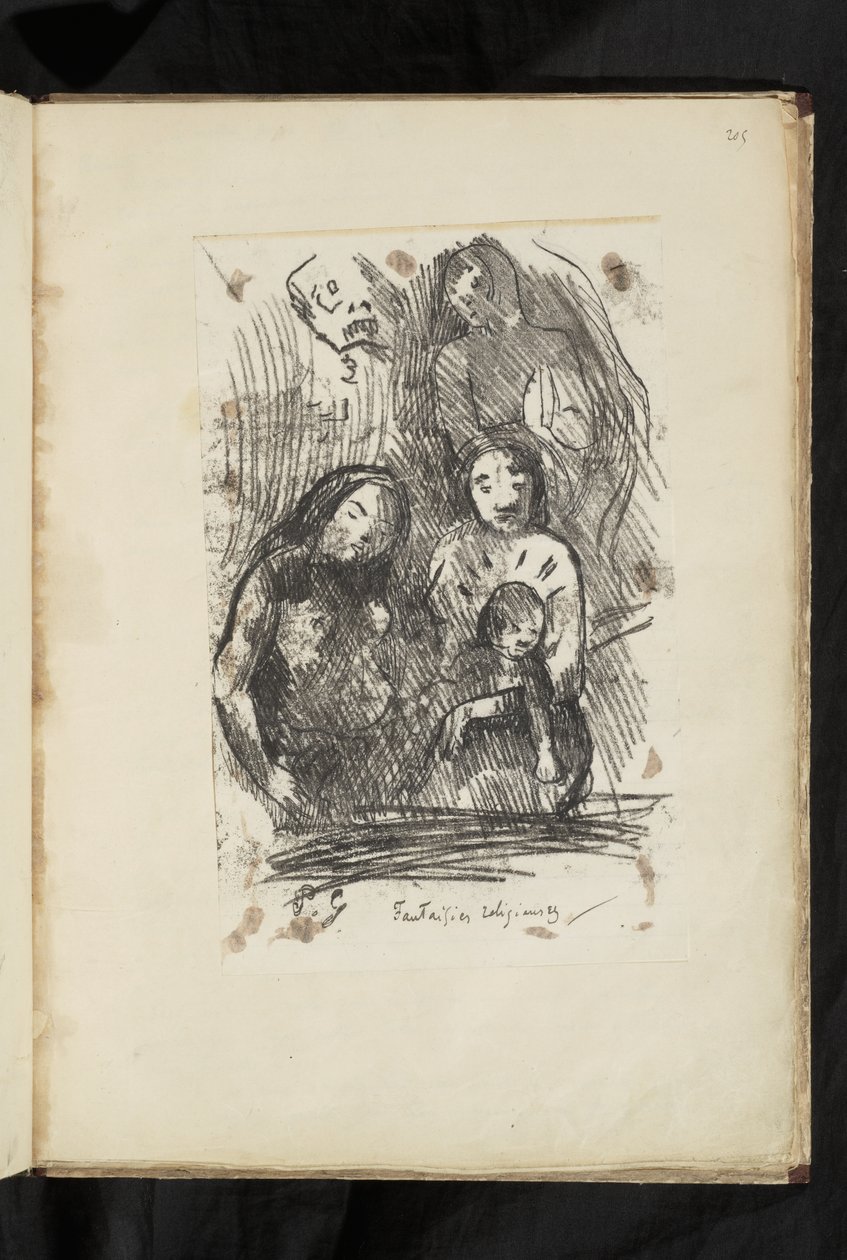 Frammento della Natività da Paul Gauguin