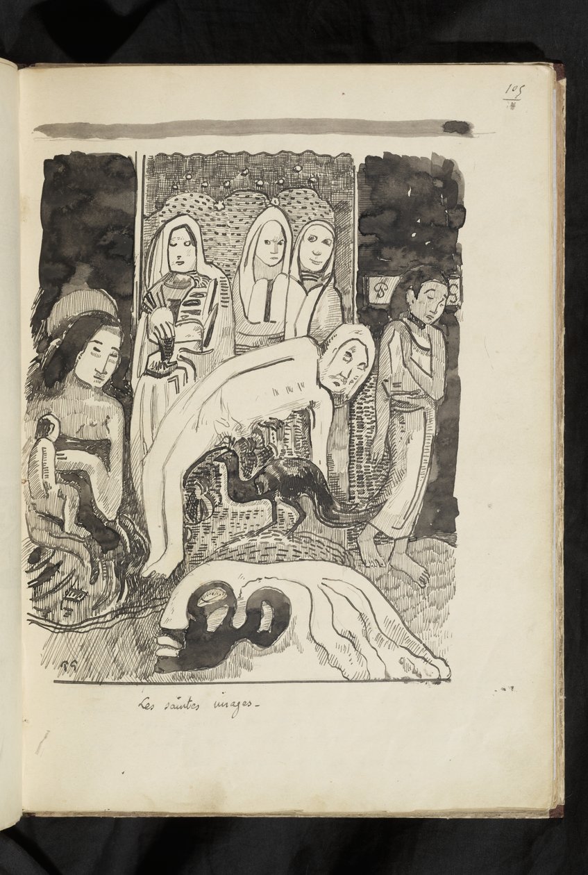 Avant et après - disegno "Les saintes images" da Paul Gauguin