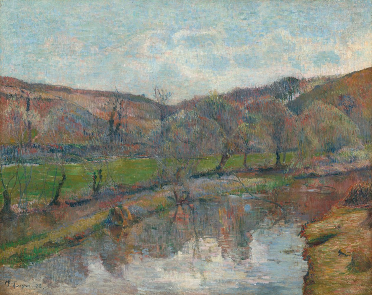 Paesaggio della Bretagna, 1888 da Paul Gauguin