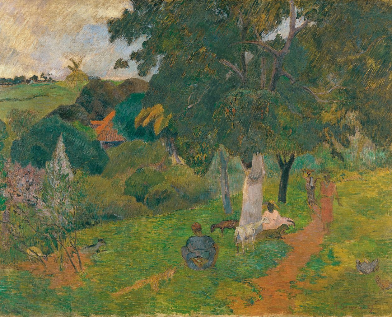 Andare e venire, Martinica, 1887 da Paul Gauguin