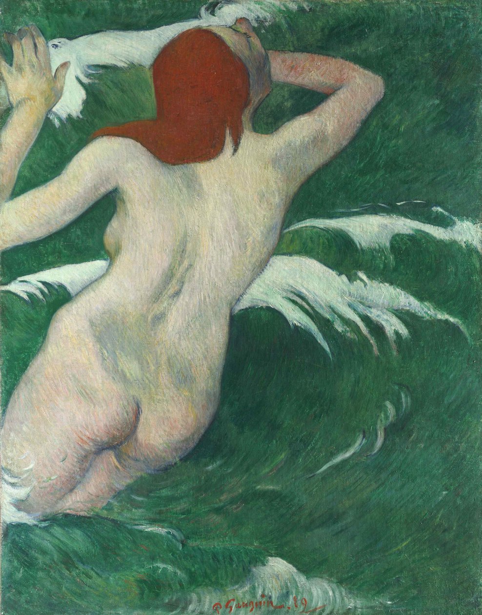 Dans les vagues, 1889 da Paul Gauguin