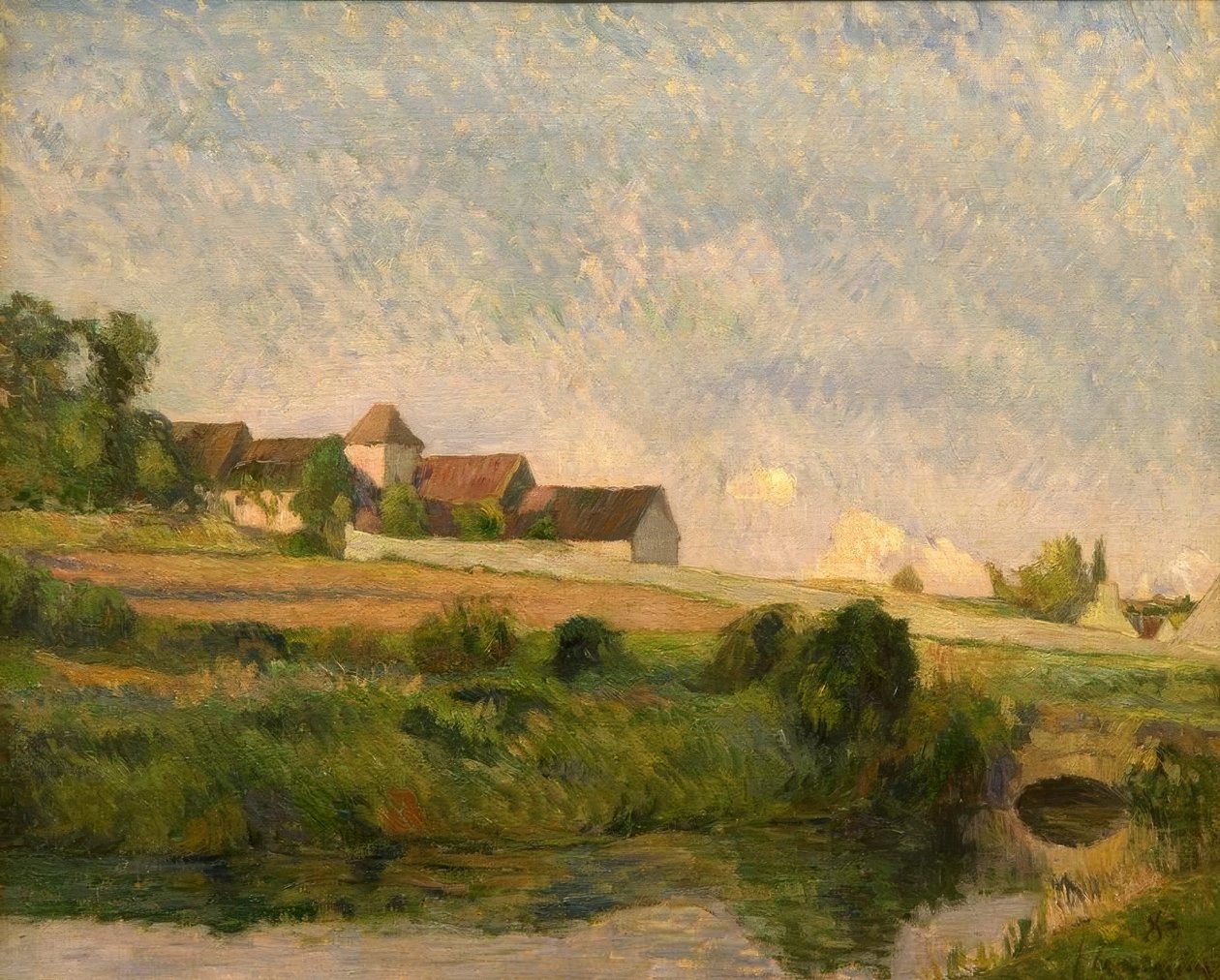 La fattoria La Groue, Osny da Paul Gauguin