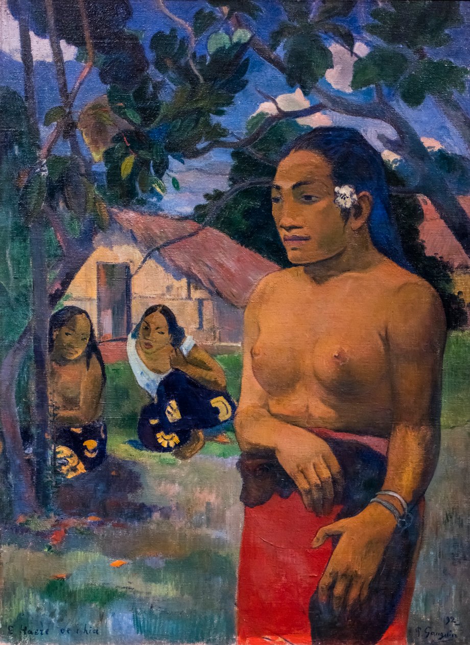 E Haere oe i hia (Dove stai andando) da Paul Gauguin