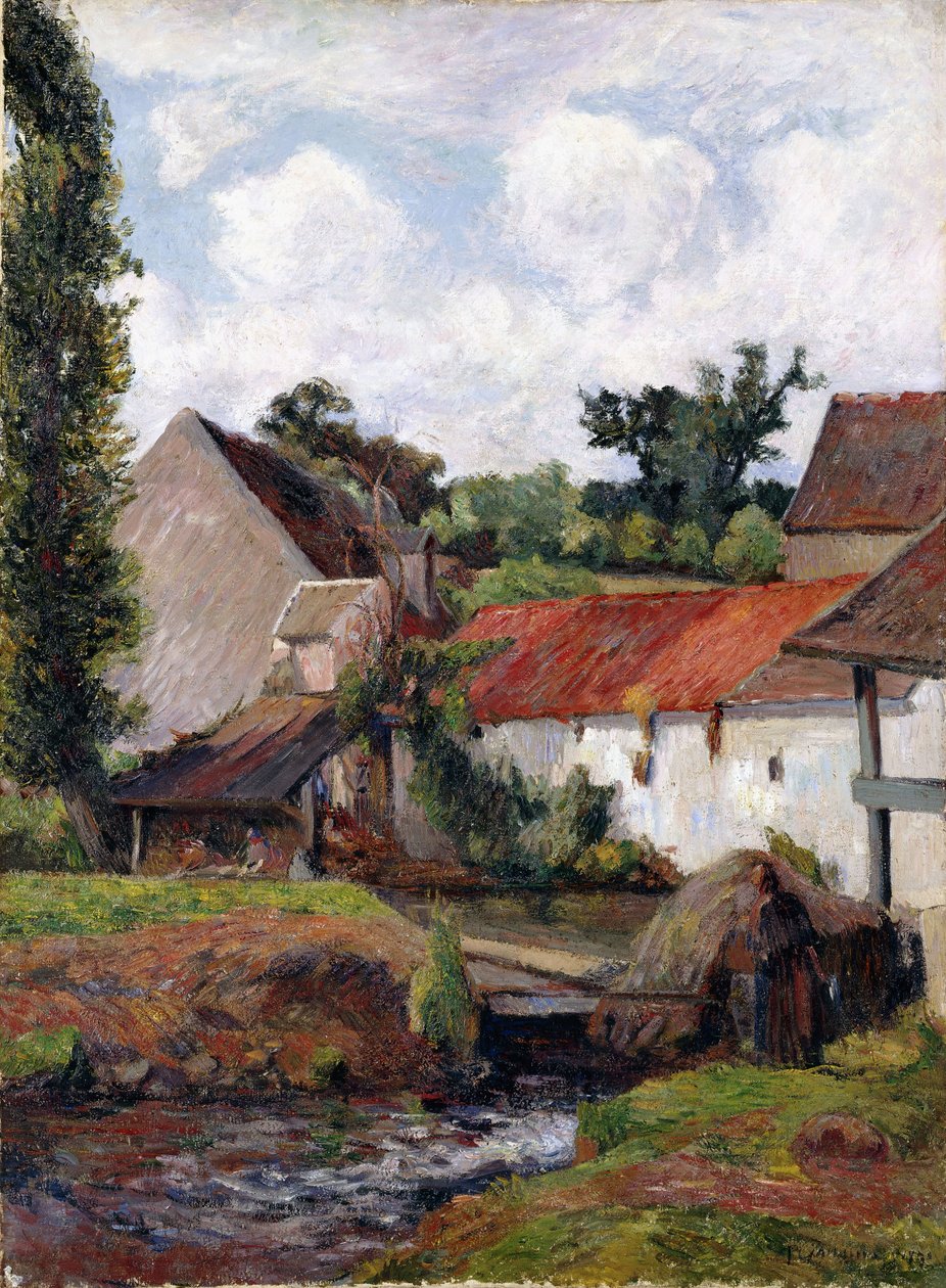 Fattoria a Osny, 1883 da Paul Gauguin