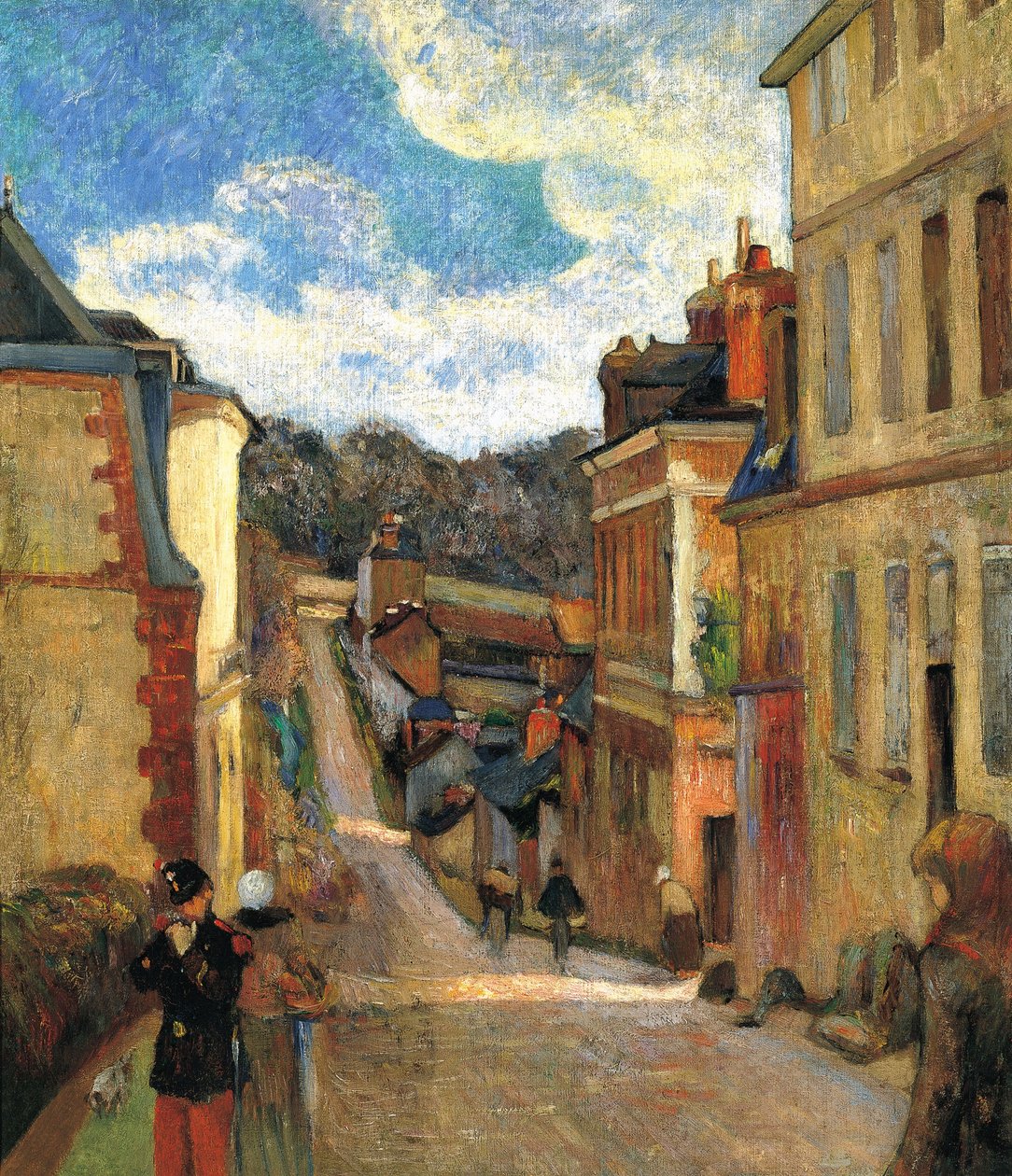 Francese: La rue Jouvenet à Rouen Rue Jouvenet a Rouen da Paul Gauguin