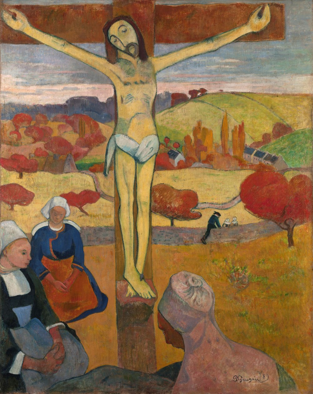 Francese:  Le Christ jaune Il Cristo giallo da Paul Gauguin