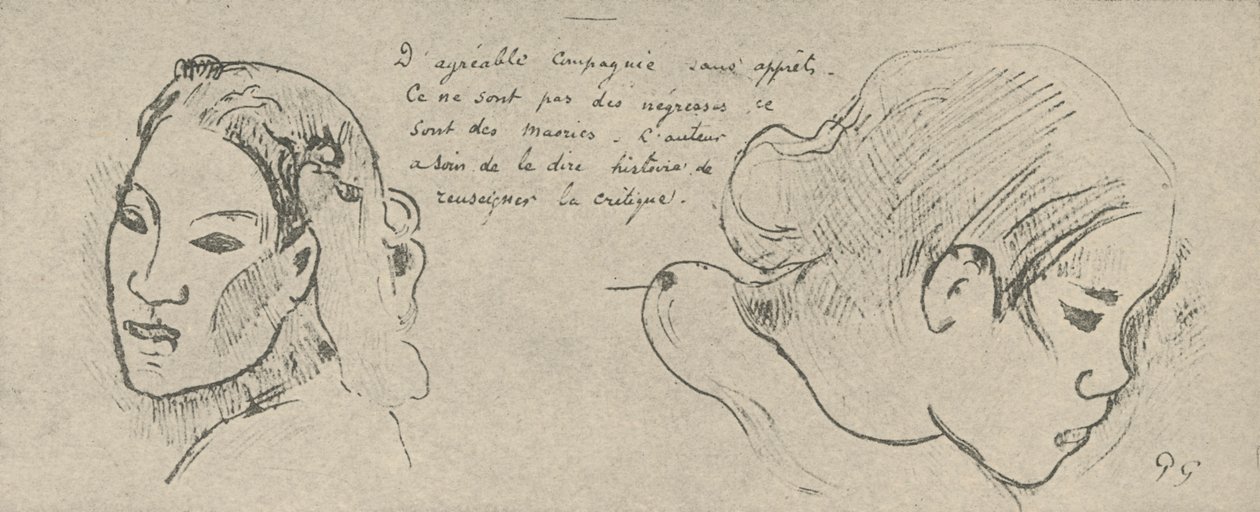 Buona compagnia, nessuna affettazione, 1936 da Paul Gauguin