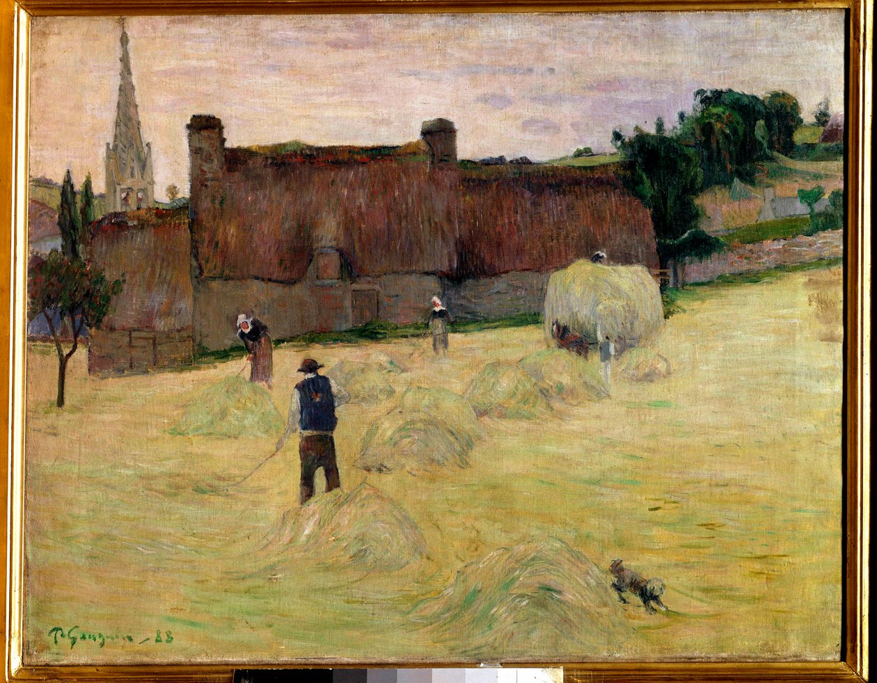 Fieno in Bretagna da Paul Gauguin