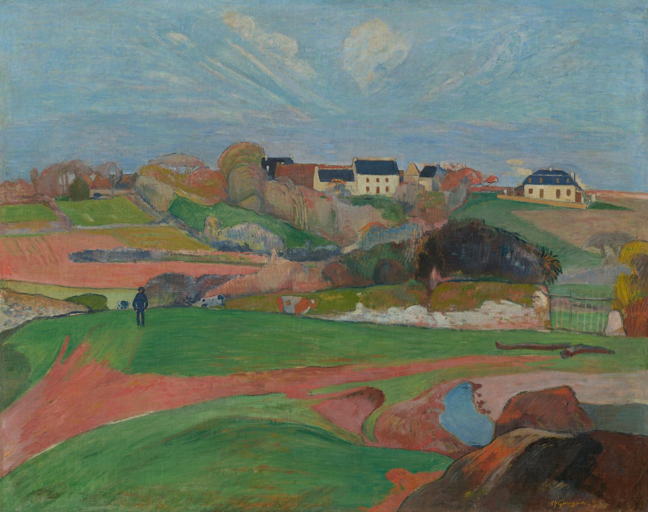 Paesaggio a Le Pouldu da Paul Gauguin