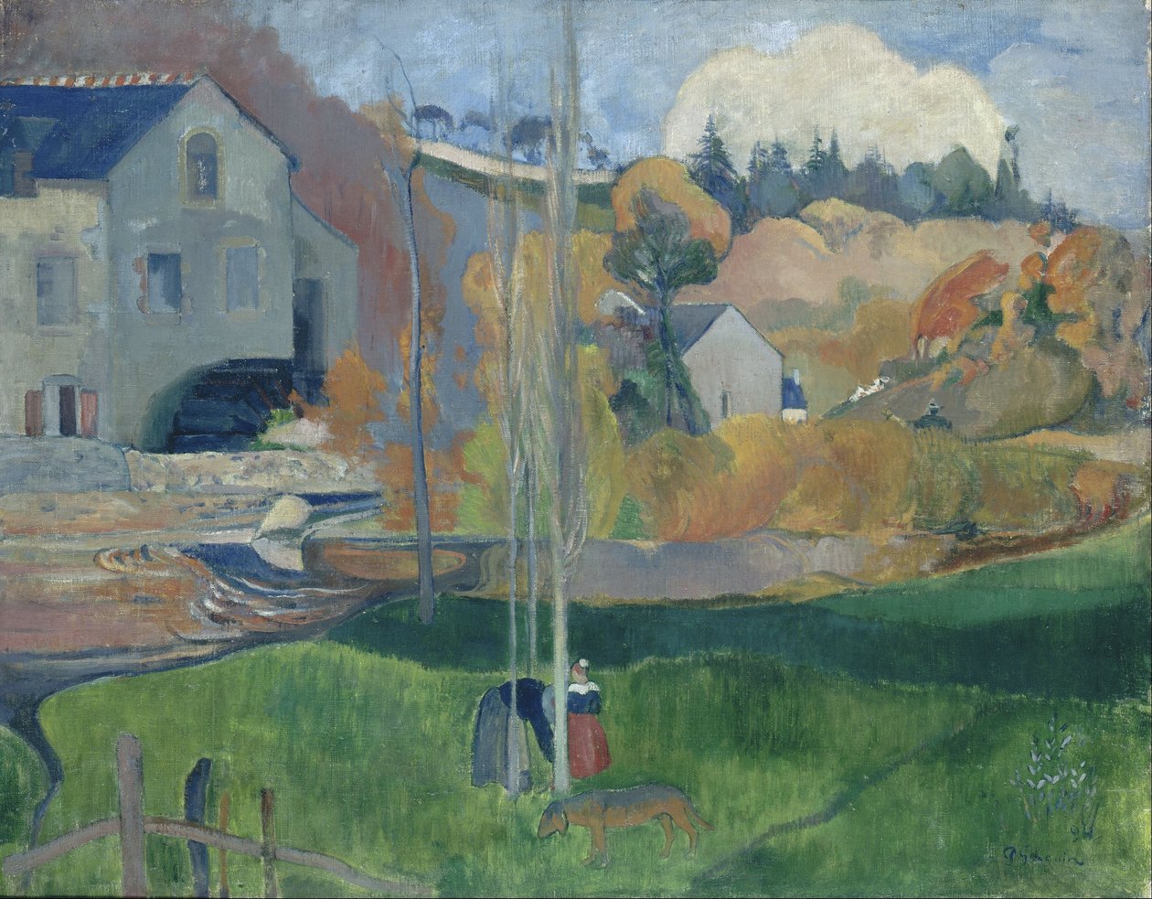 Paesaggio in Bretagna. Il mulino David da Paul Gauguin