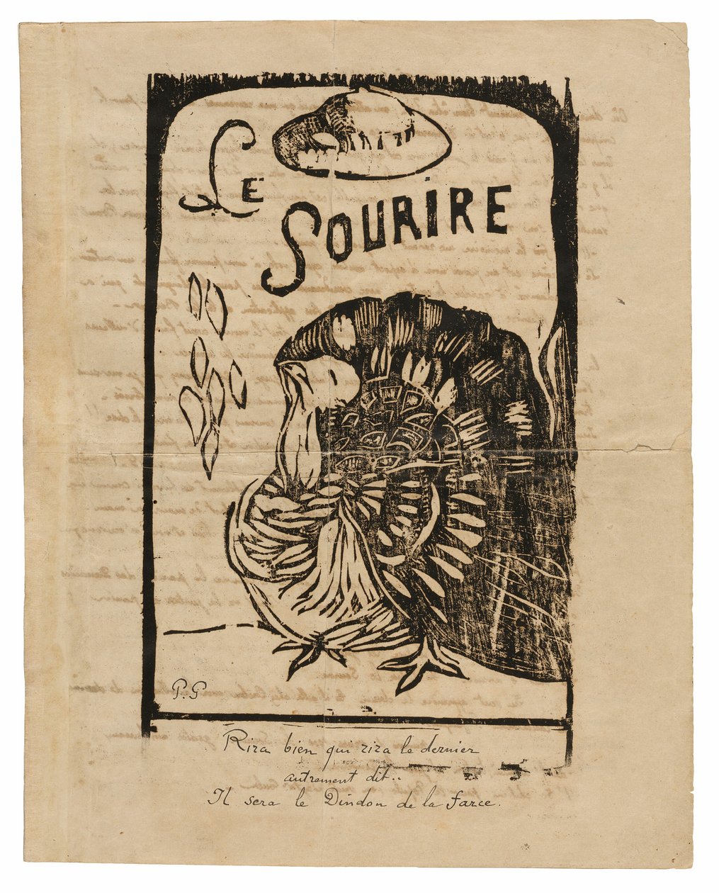 Le sourire: Journal méchant, Mar. 1900 da Paul Gauguin