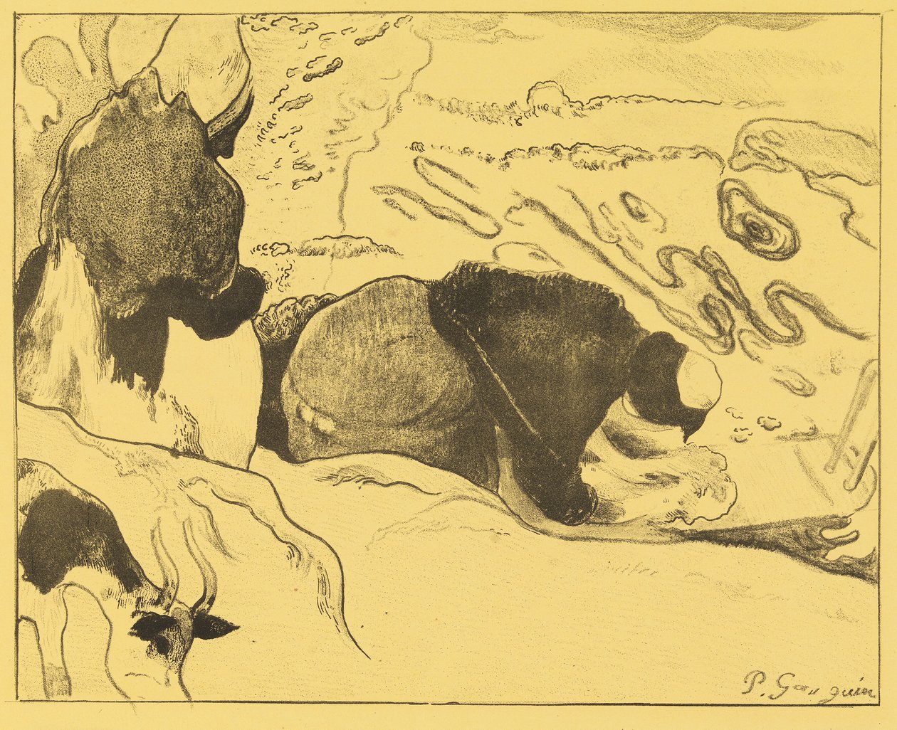 Die Wäscherinnen da Paul Gauguin