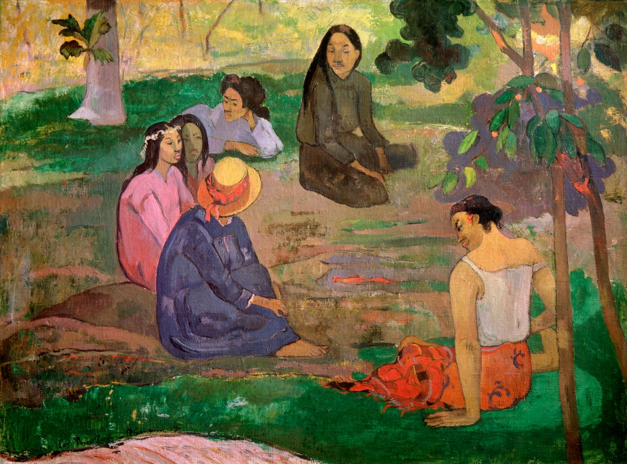 Les Parau Parau Conversazione, 1891 da Paul Gauguin