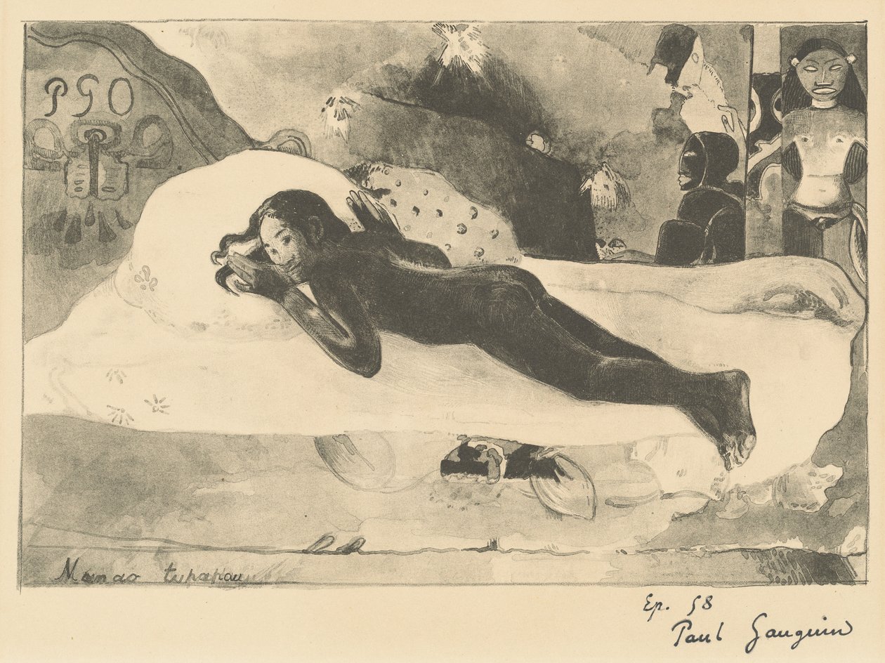 Manao Tupapau (È perseguitata da uno spirito) da Paul Gauguin