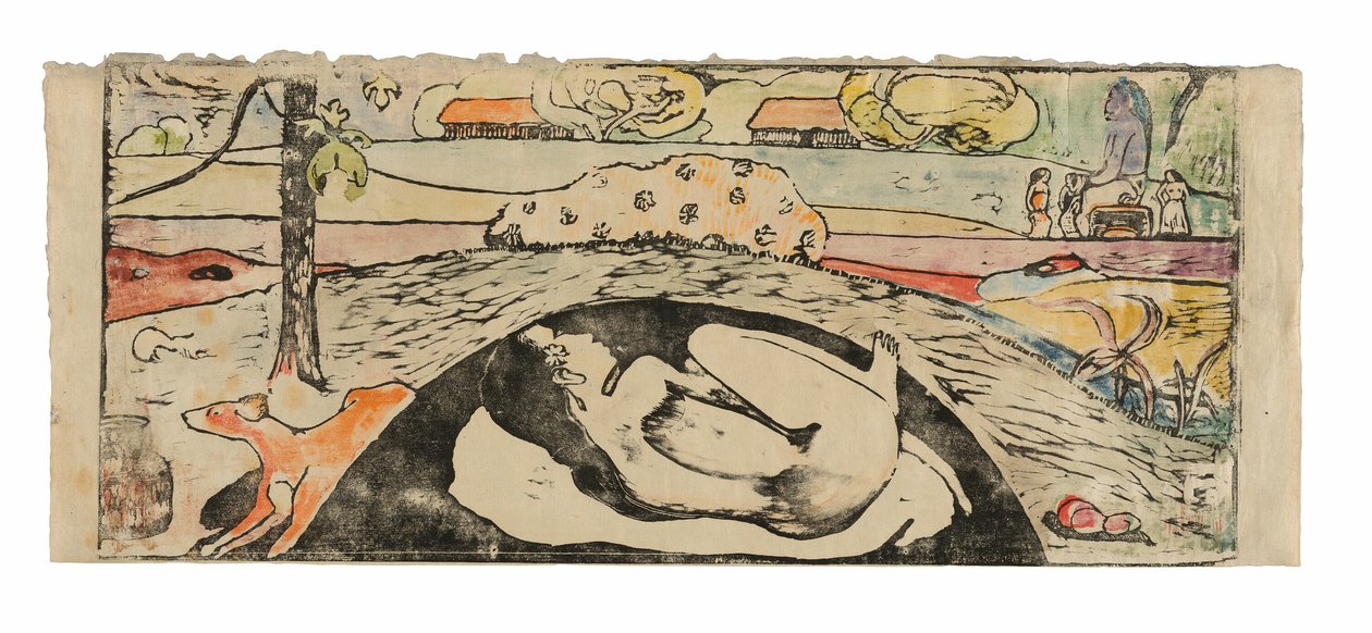 Manao tupapau (Pensa al fantasma o il fantasma pensa a lei) da Paul Gauguin