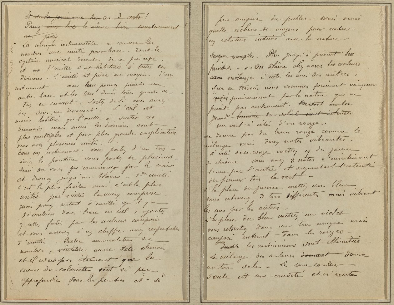 Pagine di Manoscritto [recto] da Paul Gauguin