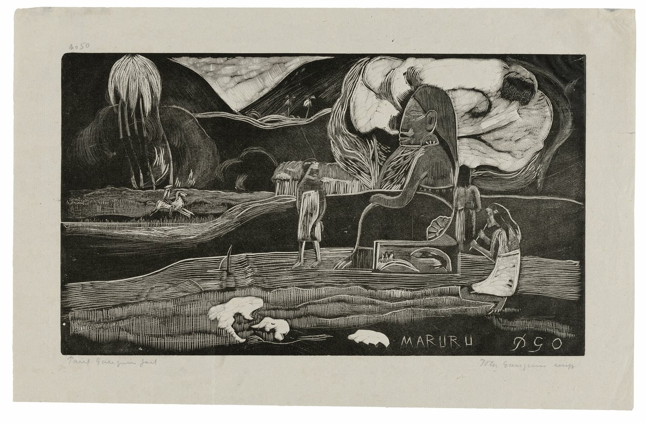 Maruru (Offerte di gratitudine), dalla suite Noa Noa da Paul Gauguin