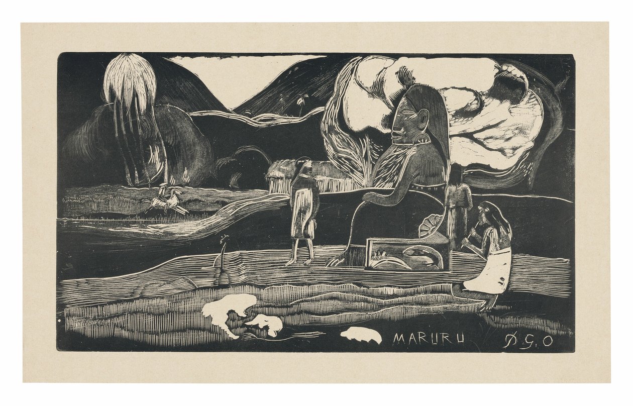 Maruru (Offerte di gratitudine), dalla suite Noa Noa da Paul Gauguin