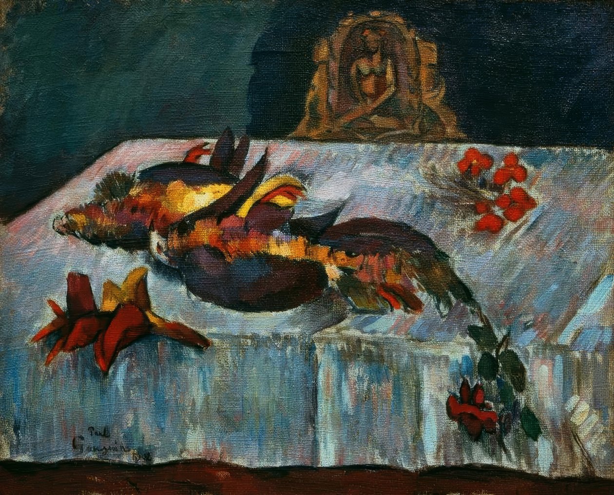 Natura morta con uccelli esotici da Paul Gauguin