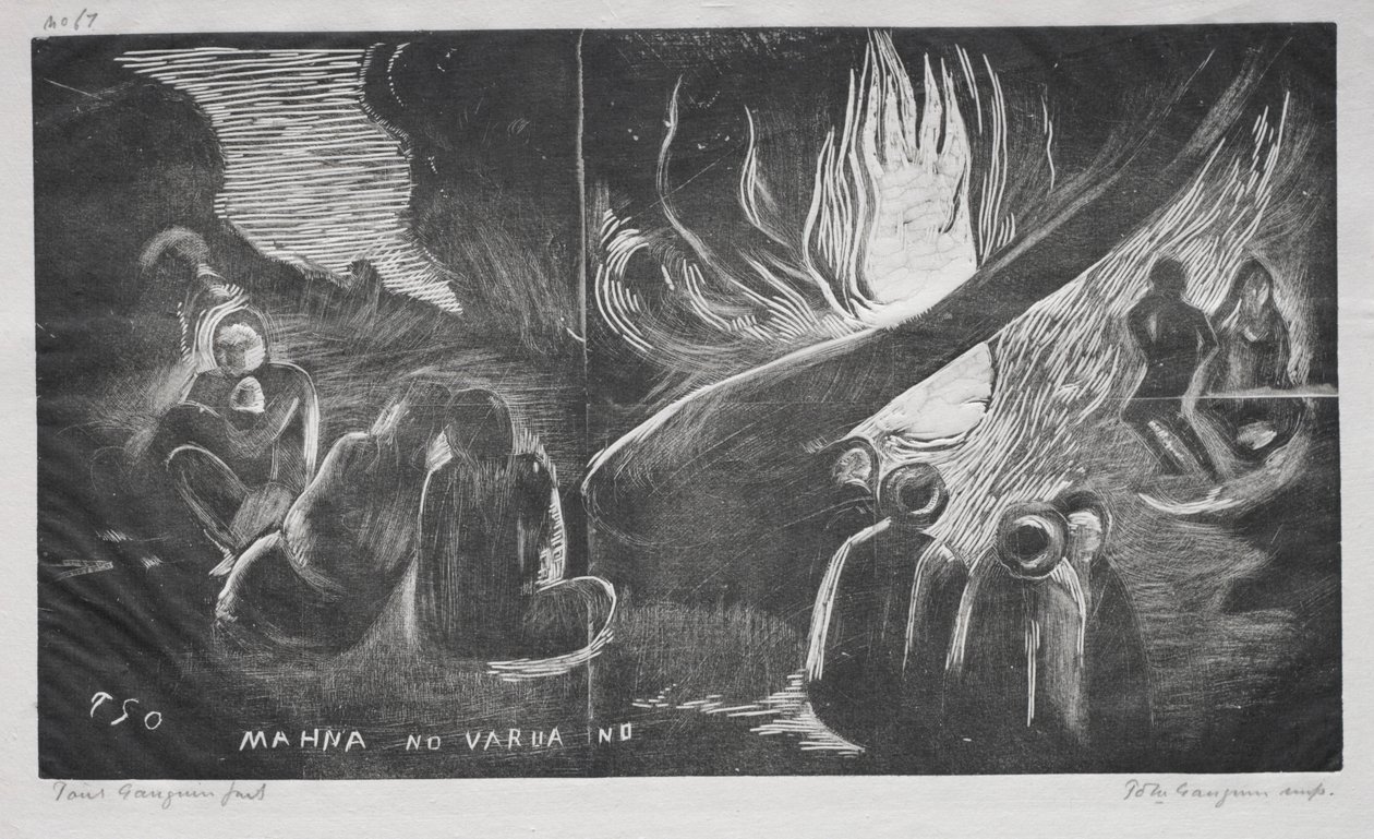 Noa Noa, Il Diavolo Parla Mahna No Varua Ino da Paul Gauguin