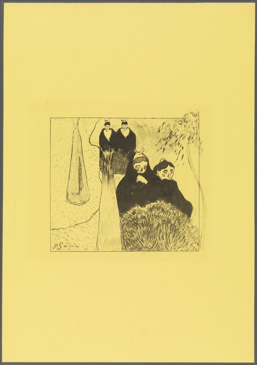 Alte Frauen von Arles, aus der "Volpini Suite: Dessins lithographiques" da Paul Gauguin