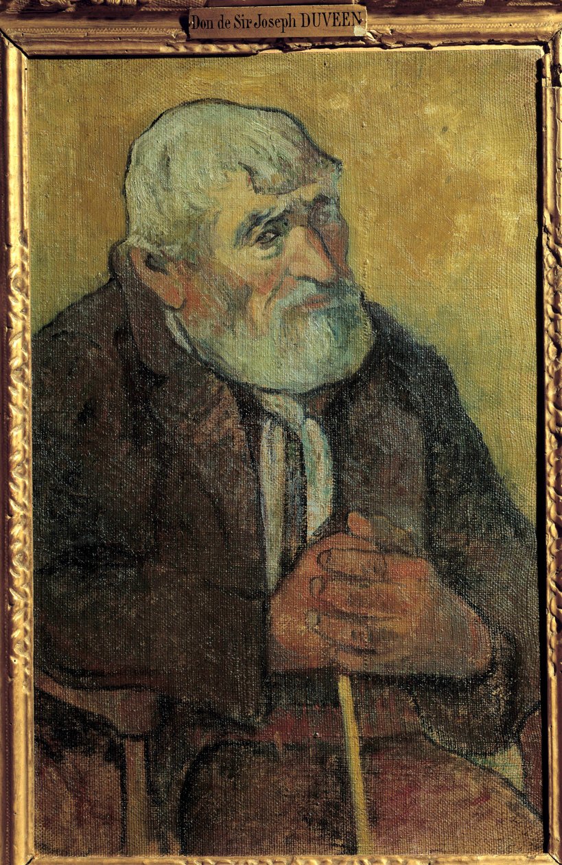 Vecchio con bastone di Paul Gauguin (1848-1903) 1890 da Paul Gauguin
