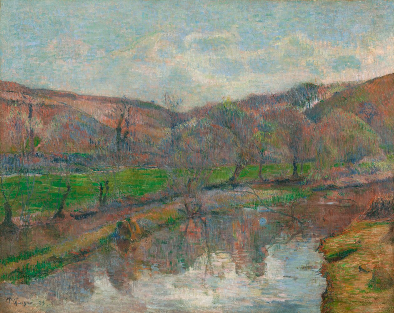 Paesaggio della Bretagna da Paul Gauguin