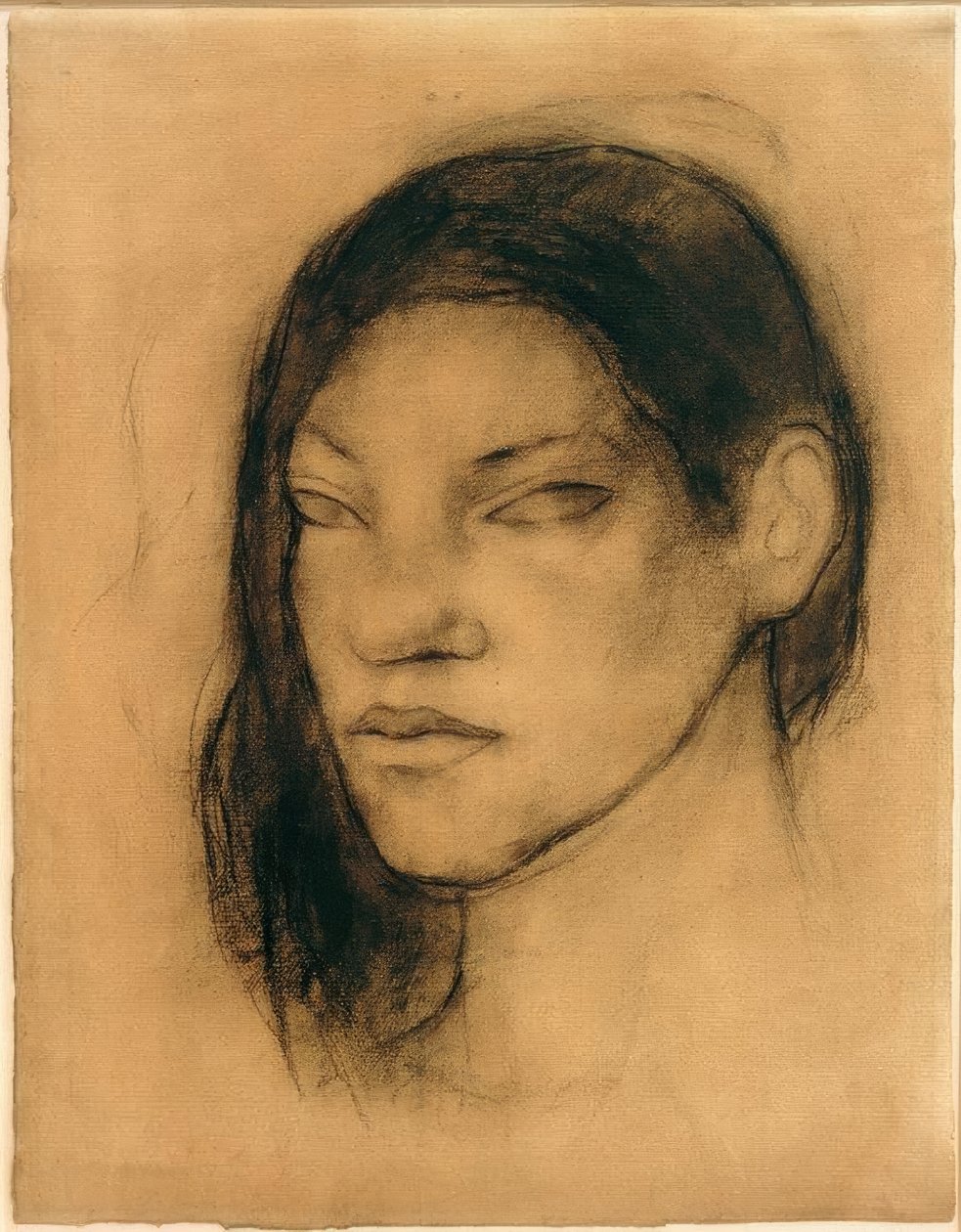 Ritratto di una tahitiana da Paul Gauguin