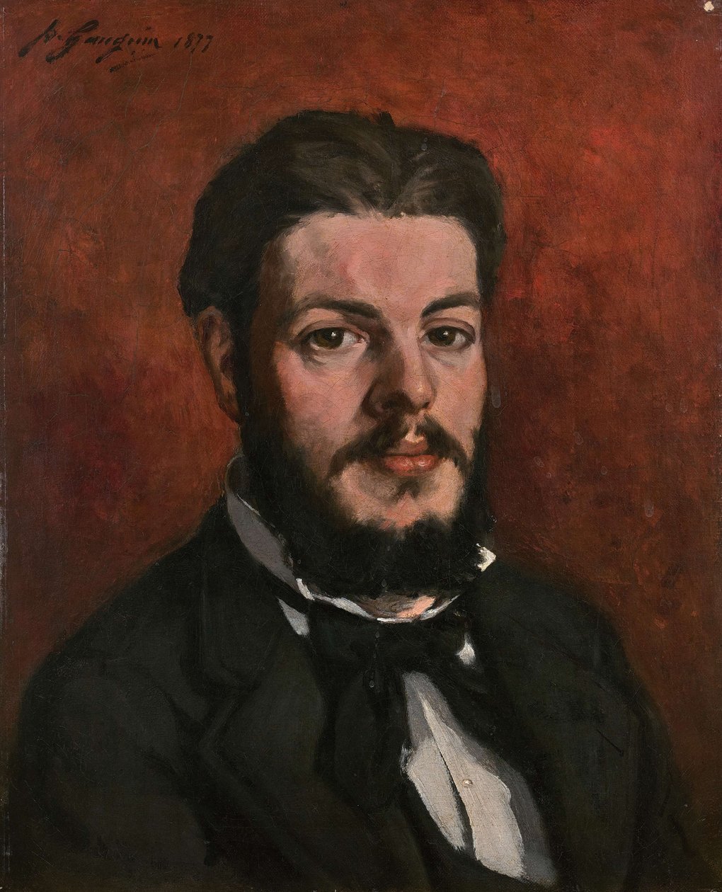 Ritratto di Claude Antoine Charles Favre, 1877 da Paul Gauguin