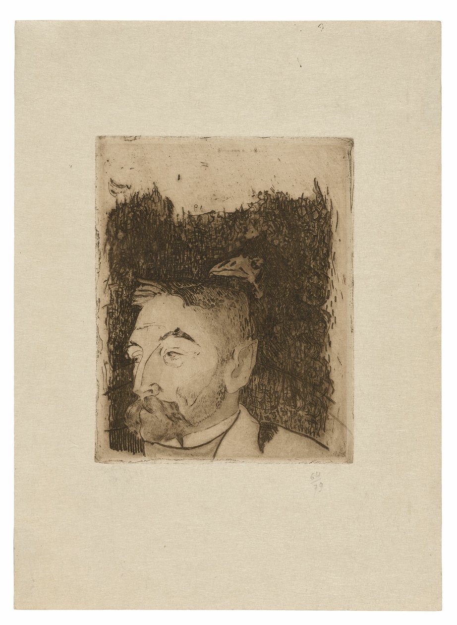 Ritratto di Stéphane Mallarmé da Paul Gauguin