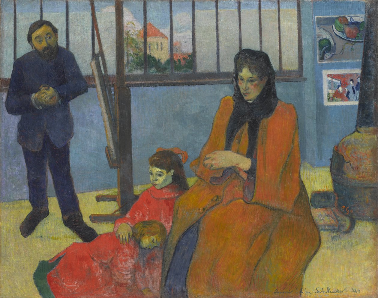 Lo studio di Schuffenecker da Paul Gauguin