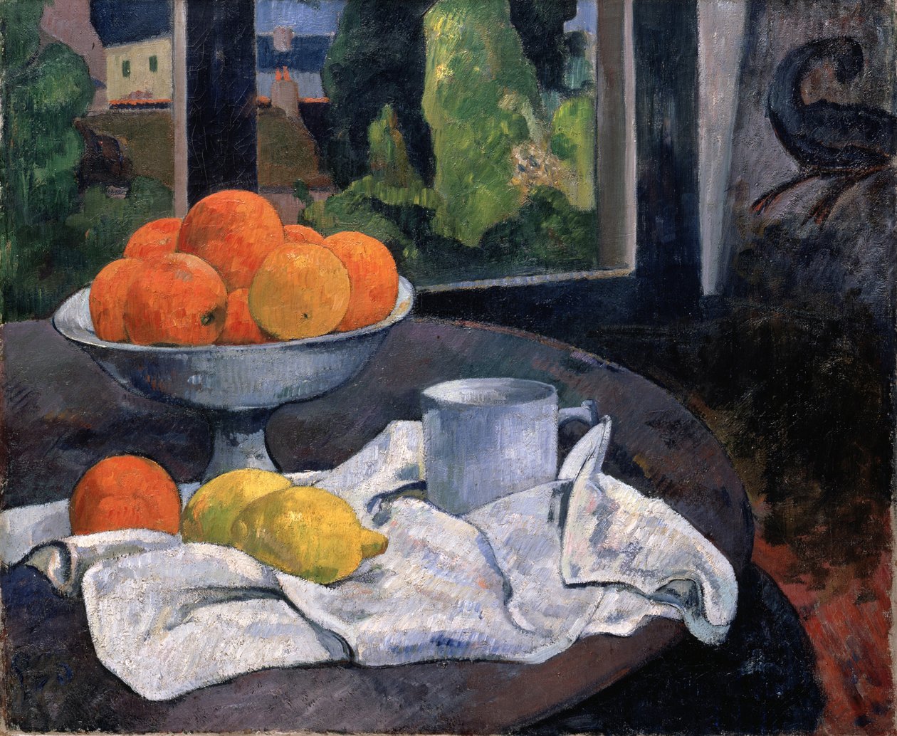 Natura morta con ciotola di frutta e limoni, c.1889-90 da Paul Gauguin