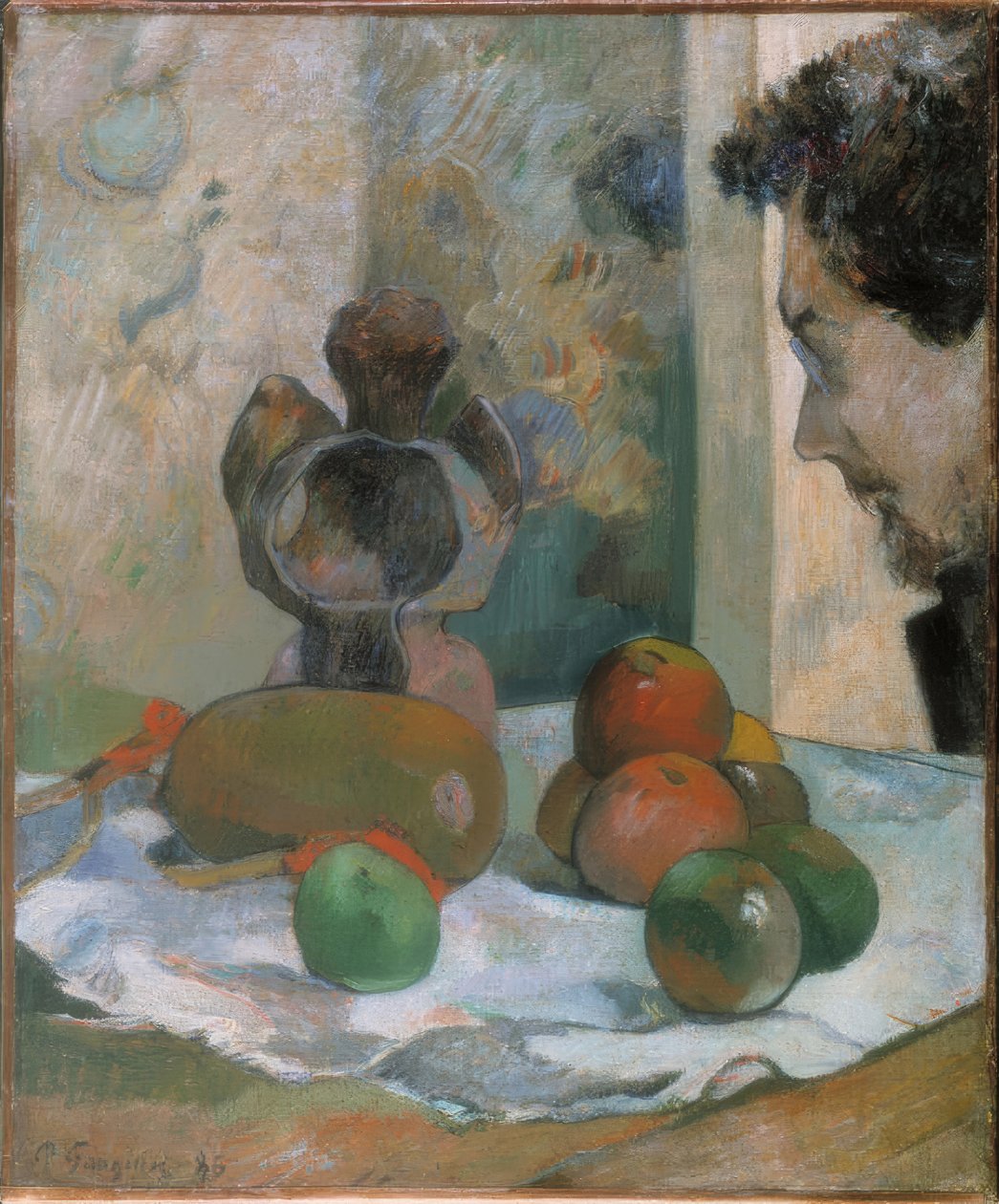 Natura morta con profilo di Laval da Paul Gauguin