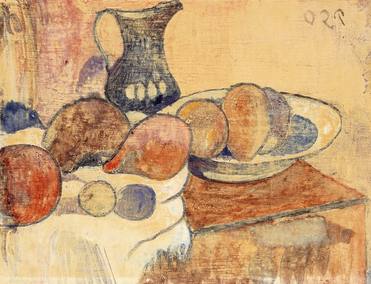 Natura morta con una Brocca e Frutta, c.1899 da Paul Gauguin