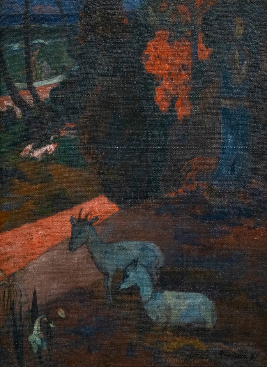 TARARI MARURU (paesaggio con due capre) da Paul Gauguin