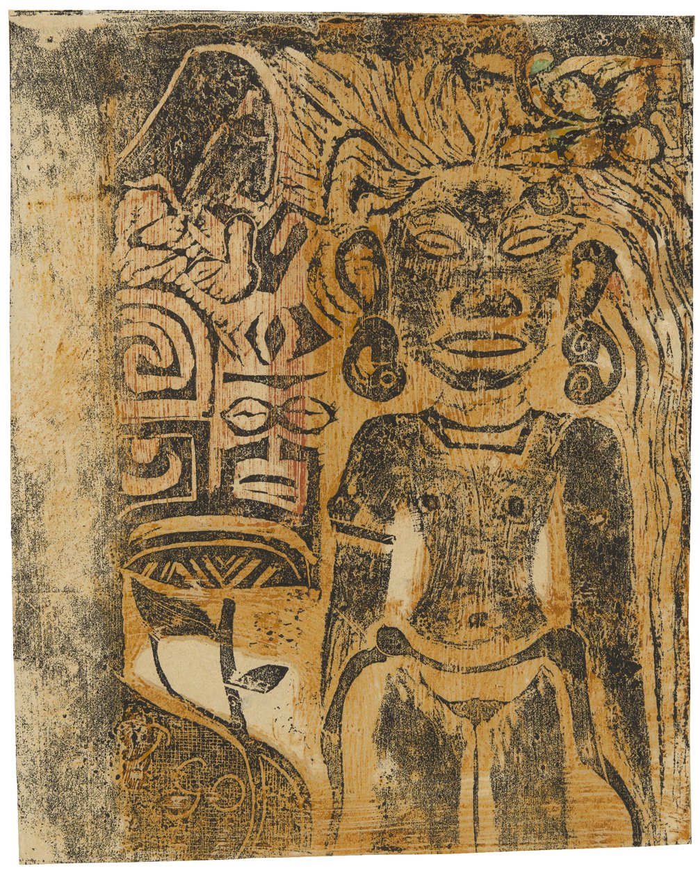 Idolo tahitiano, la dea Hina, 1894-95 da Paul Gauguin