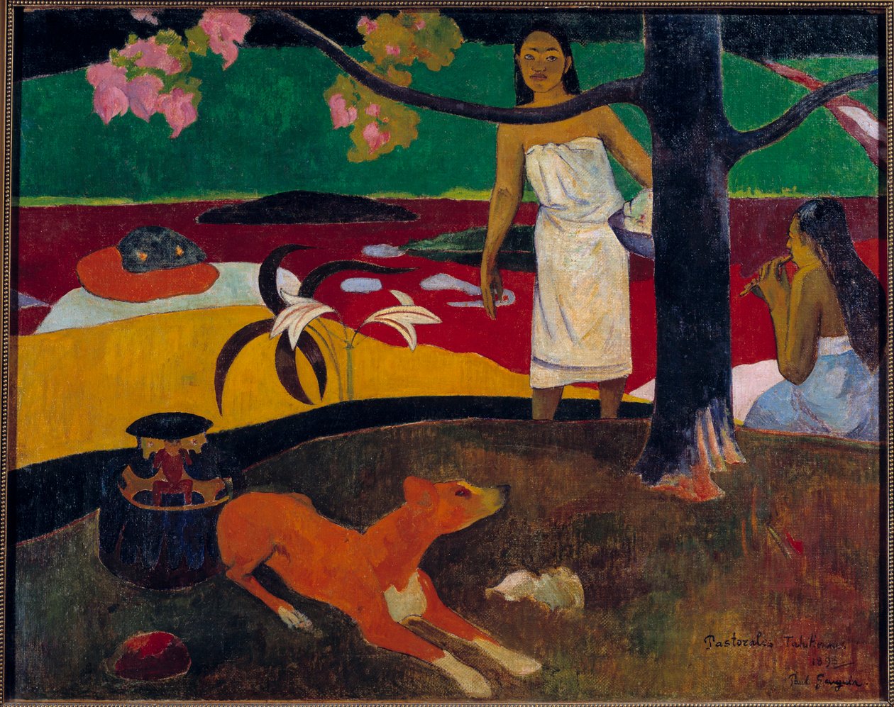 Scena tahitiana da Paul Gauguin